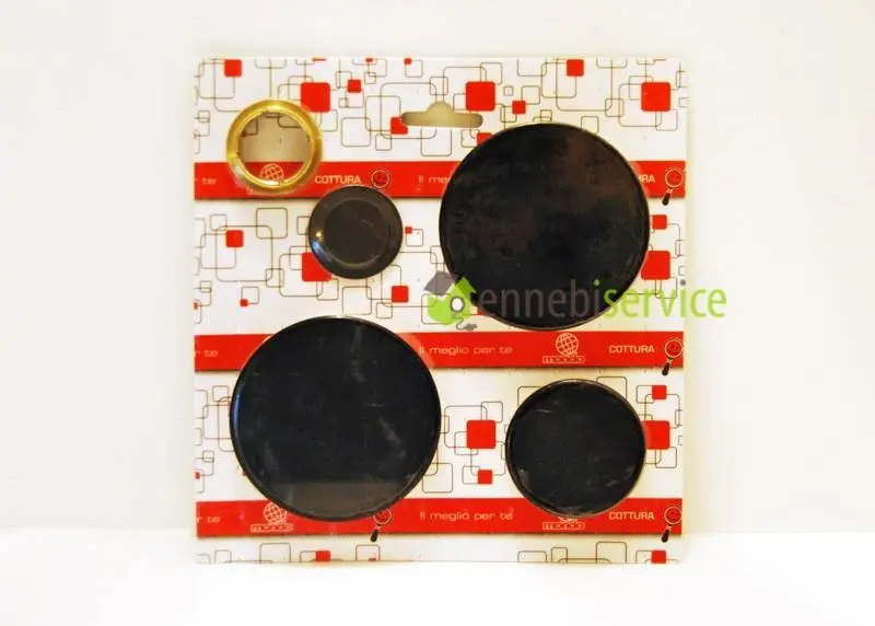 Kit 4pz piattelli piano cottura Lofra