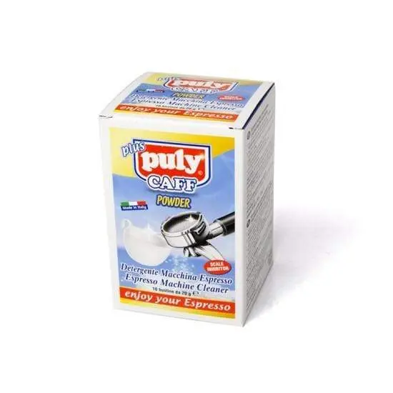 Scatola 10 bustine "pulycaff" cristalli per pulizia gruppo caffè da 20g Lelit