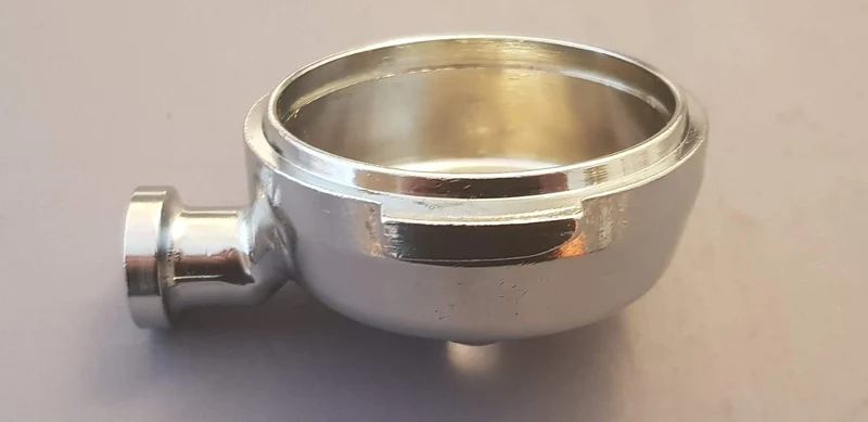 Portafiltro Faema senza manico, convogliatore e filtro m10