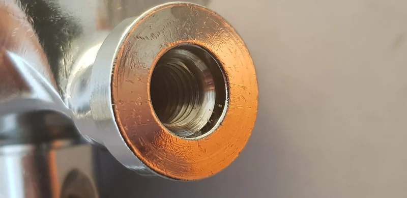Portafiltro Faema senza manico, convogliatore e filtro m10