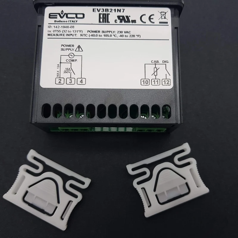 Termostato di controllo digitale senza sonda ev3b21n7 230v evco Universale