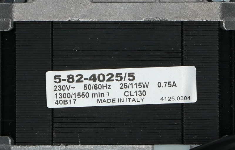 Motore pentavalente per ventilatore refrigerazione 25Watt 5-82-4025/5 Skl