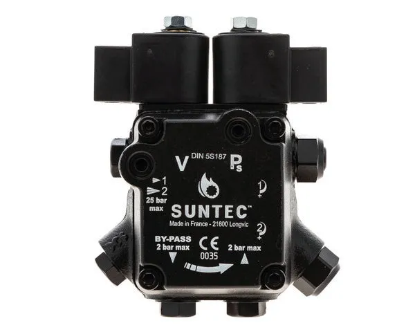 Pompa bruciatore gasolio Suntec AT3 45A 2 stadi con 2 bobine