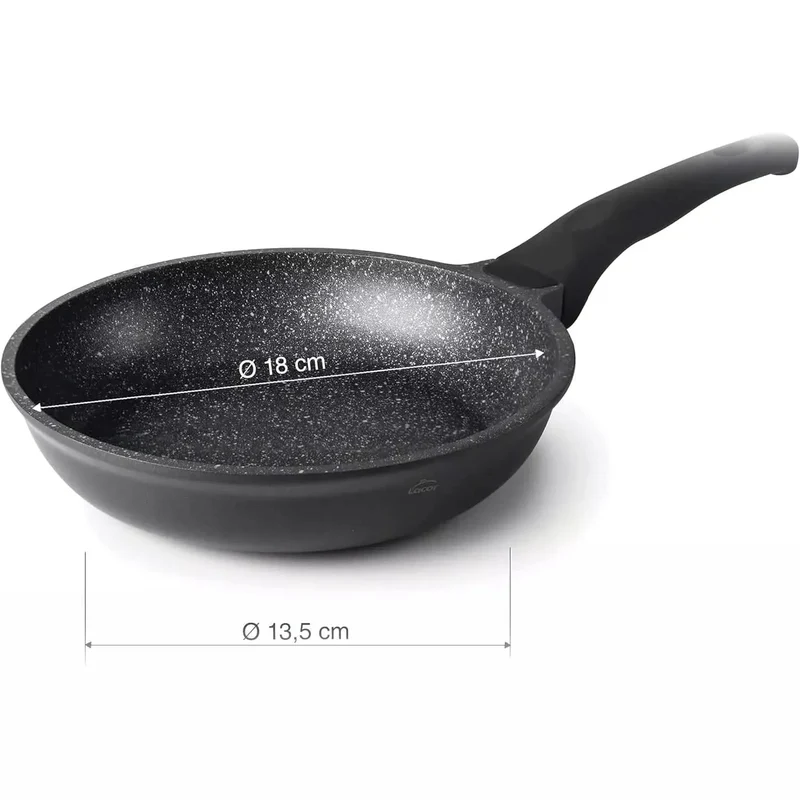 LACOR Padella Eco-Pietra Alluminio Fuso 18cm - Modello 24118
