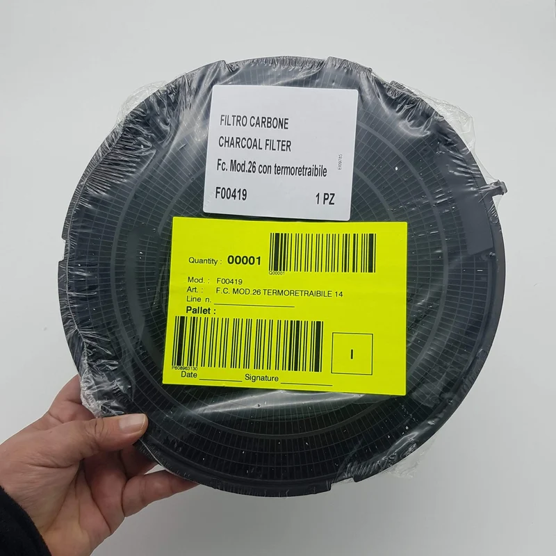 Filtro carbone per cappa Elica modello26 f00419