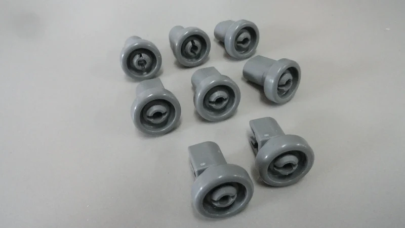Kit ruote 8pz grigie superiore lavastoviglie tt09e electrolux