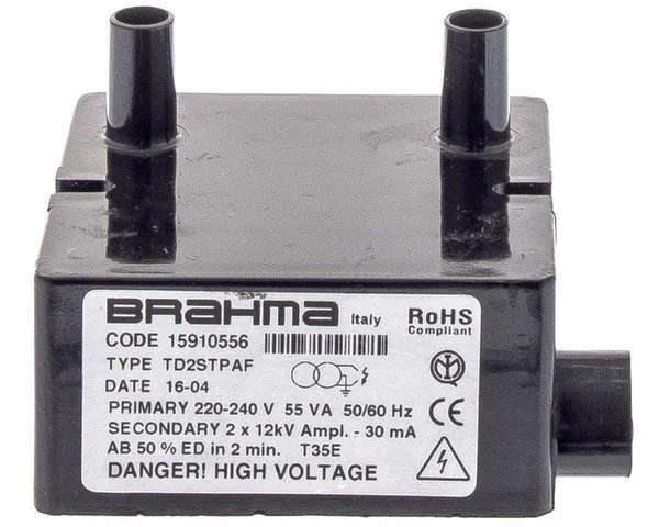 Trasformatore di accensione bruciatore gasolio Brahma TD2STPAF