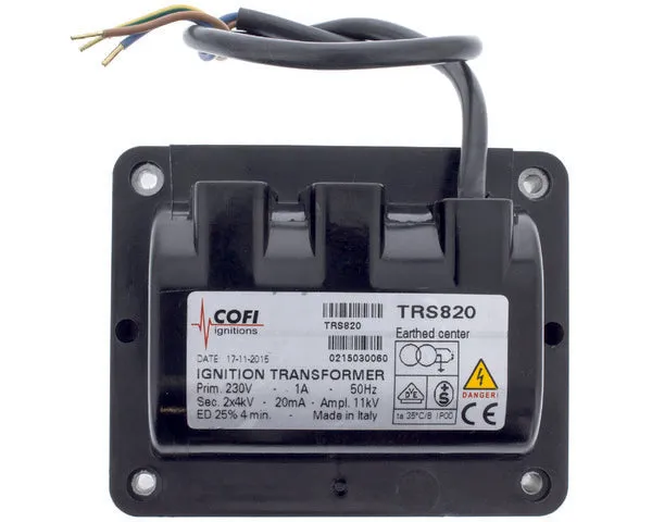Trasformatore bruciatore gasolio Cofi TRS820 2x4 kV 20 mA