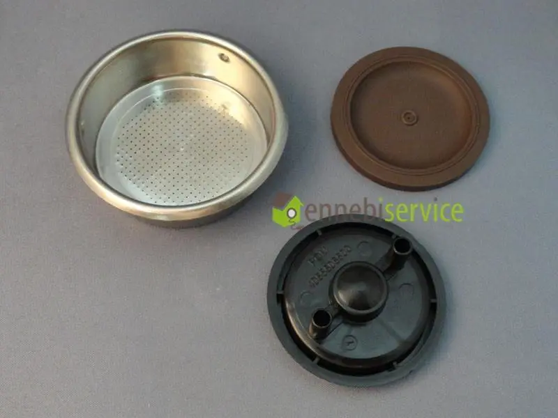 Kit filtro 2 tazze vaschetta convogliatore 2 buchi e termocream Ariete