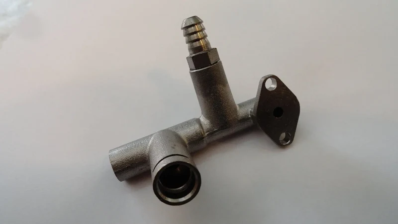 Rubinetto con valvola caldaia alluminio Saeco