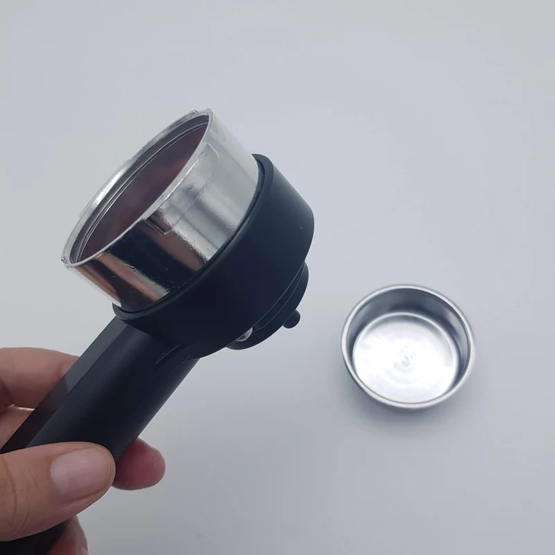 Portafiltro Pressurizzato Crema Nero per Macchine Manuali Saeco e Gaggia (escluse "Nina") – Ricambio Originale