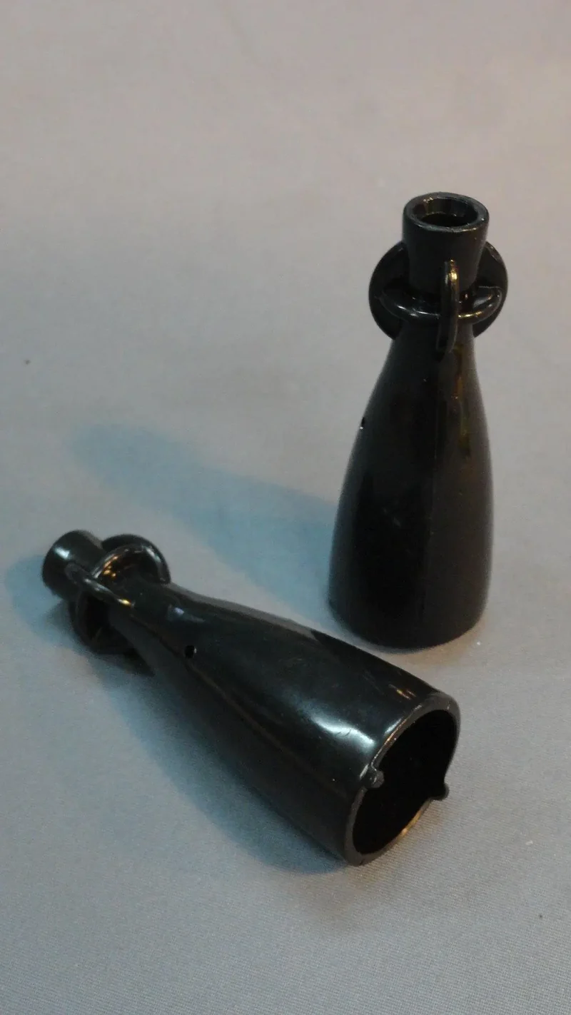Finalino vapore mce1 p13 nero a tromboncino Ariete 1 pezzo
