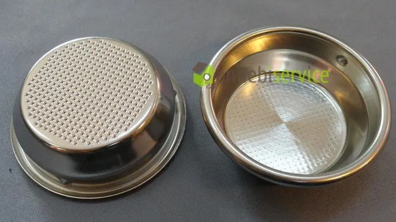 Filtro inox 2 tazze sopra thermocream in gomma bianca vecchia versione Ariete