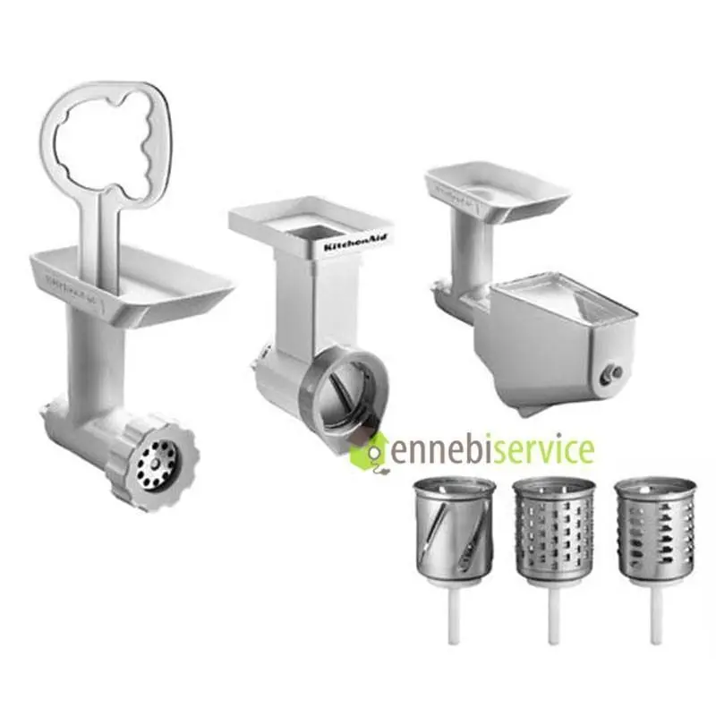 Set 3 accessori tritatutto , grattugia , passaverdure kfppc Kitchenaid