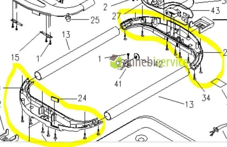 Semi cornice inferiore nera churrasco griglia 738 739 Ariete