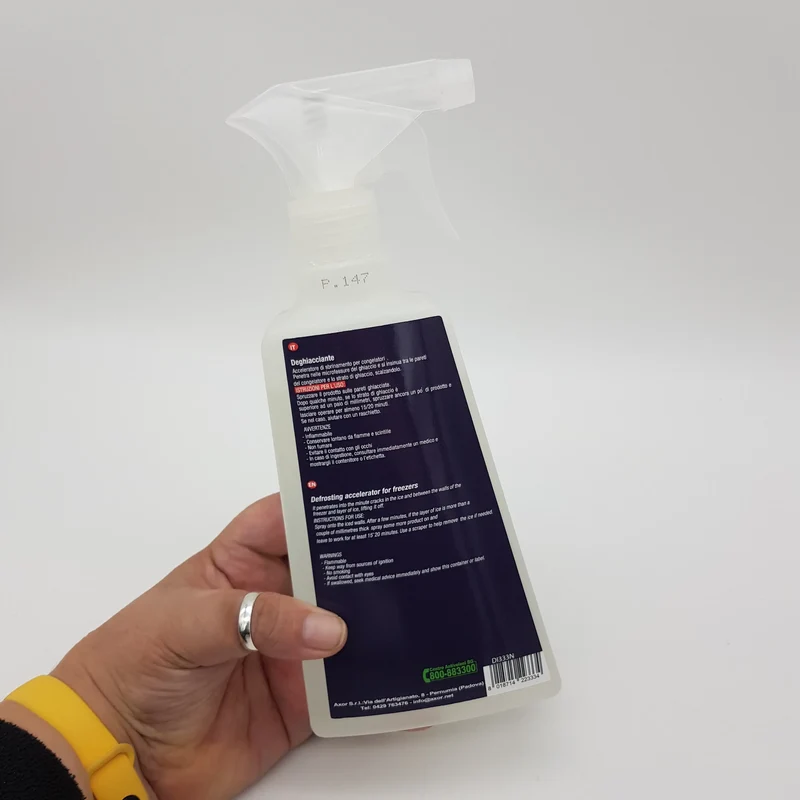 Deghiacciante per congelatori e vani freezer dei frigoriferi 500 ml Axor