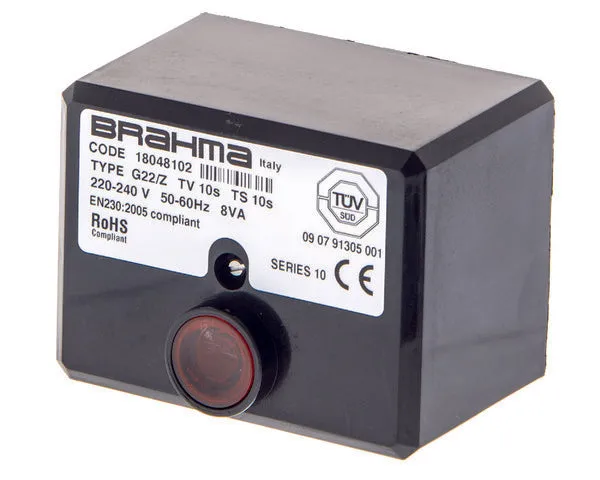Centralina bruciatore gasolio 1 fiamma Brahma G22/Z S10 18048102
