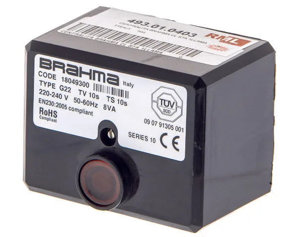 Centralina bruciatore gasolio Brahma G22 S10 TW10 TS10 18049300