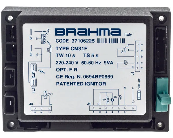 Centralina bruciatore gasolio Brahma CM31F 37106225