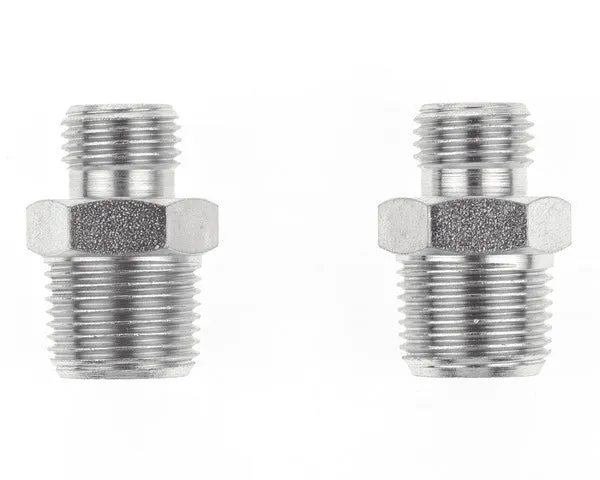 Raccordo gasolio M1/4" conico x M3/8" NPT per tubo flessibile e pompa (2 pz)