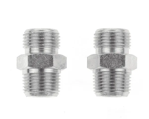Raccordo gasolio M3/8" conico x M3/8" NPT per tubo flessibile e pompa (2 pz)
