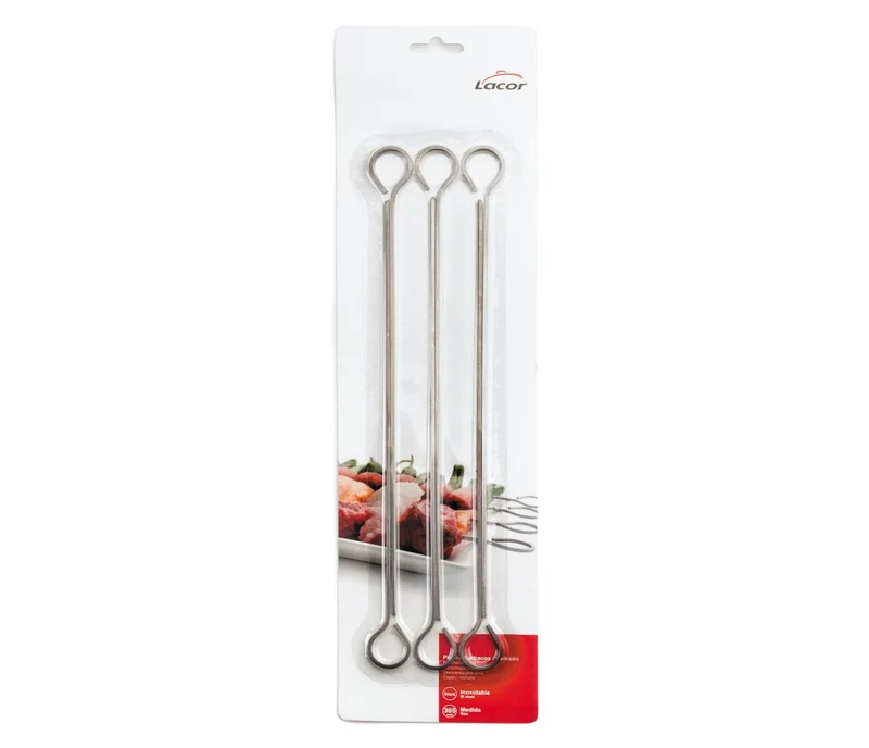 Set 6 spiedini mori di LACOR Inox 62446