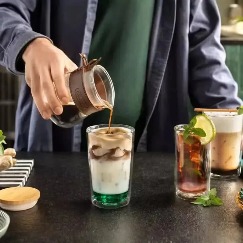 DeLonghi Caraffa in vetro a doppia parete per caffè 360ml DLSC077
