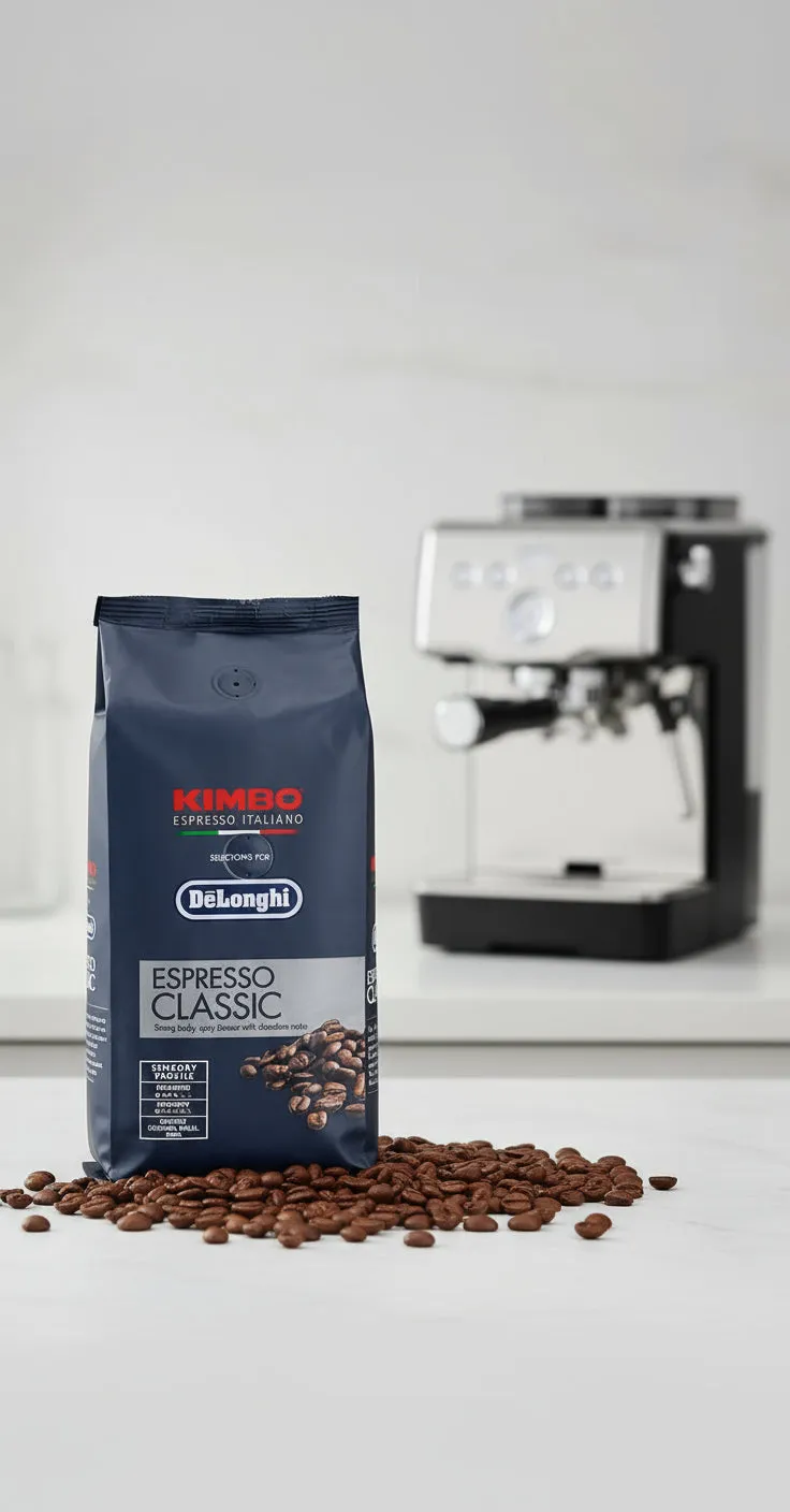 DeLonghi Café Classic Kimbo in grani 35 % Arabica 65 % Robusta 250 gr. DLSC610