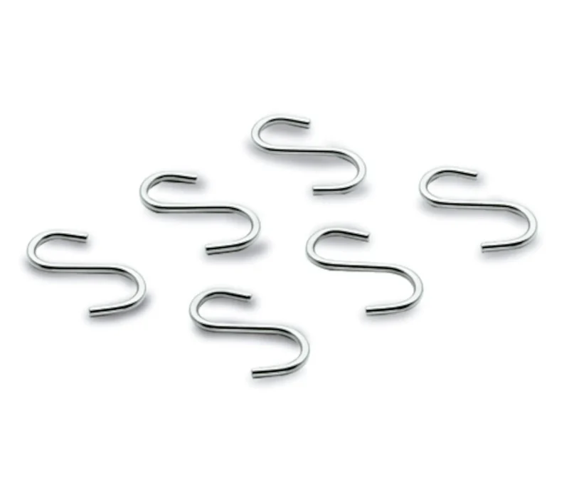 LACOR Set di 6 ganci per l'appendiabiti a barra 60700