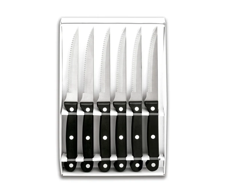 LACOR Set di 6 coltelli da bistecca 39060