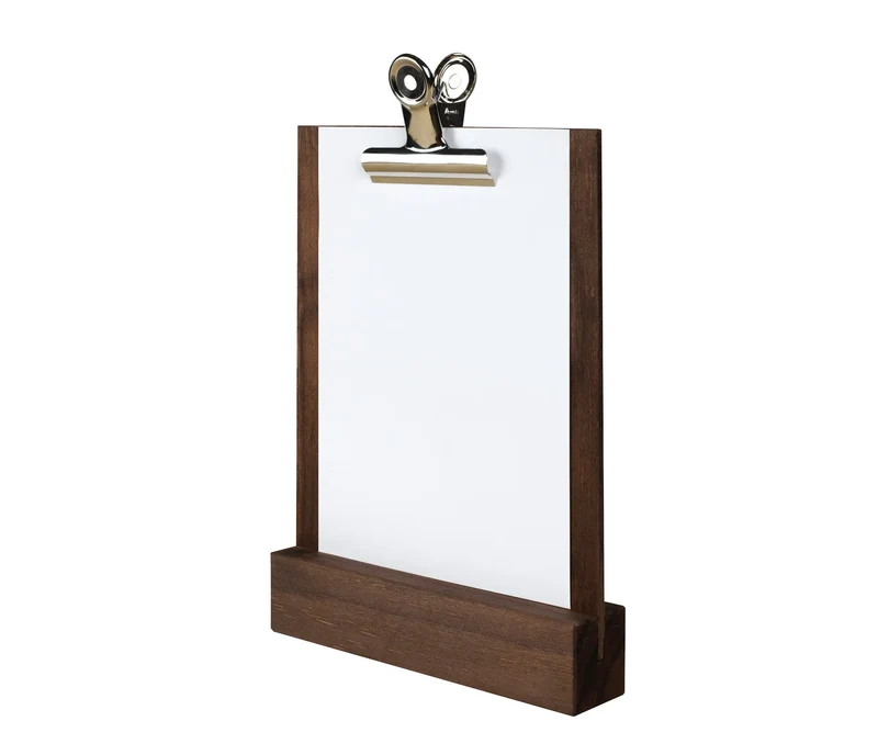 LACOR Portamenù in legno da tavolo con pinza 39410