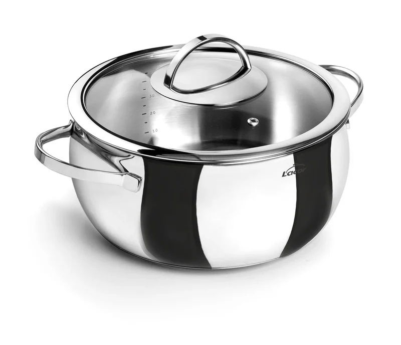 LACOR Pentola con coperchio Belly 79016