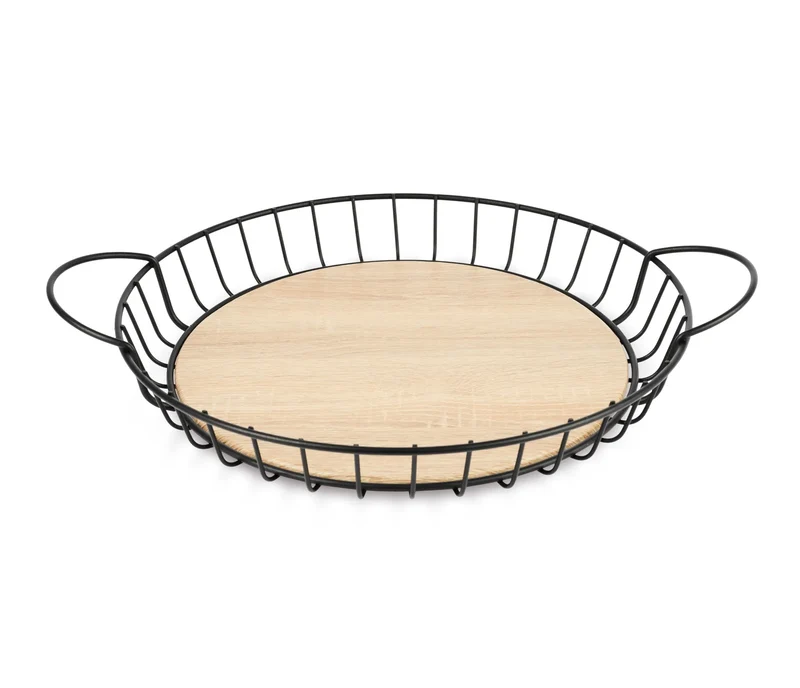 LACOR Portafrutta a stecche rotondo basso 61139