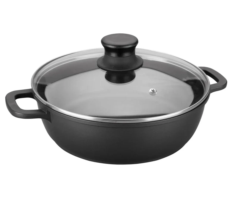 LACOR Pentola bassa con coperchio in vetro Forte 25823