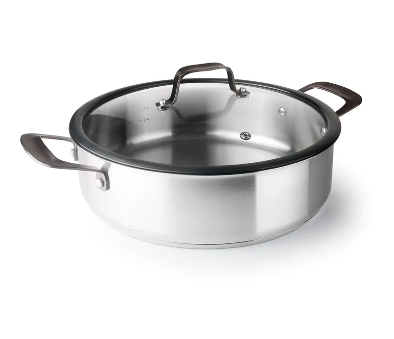 LACOR Pentola bassa con coperchio Origin 47128
