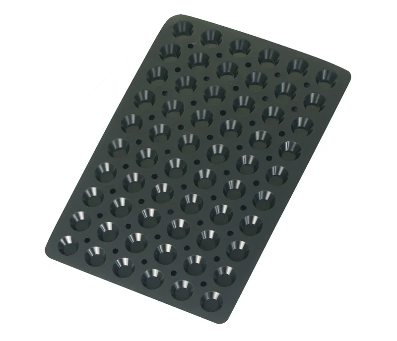 Stampo per tartelette LACOR a 60 cavità nero 66767