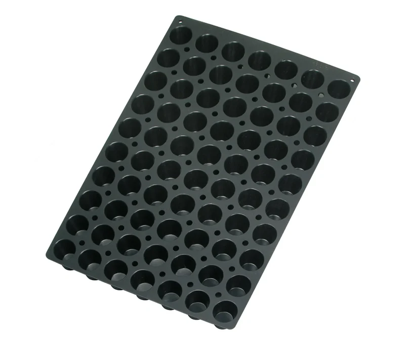 Stampo per mini muffin LACOR con 70 cavità nero 66765
