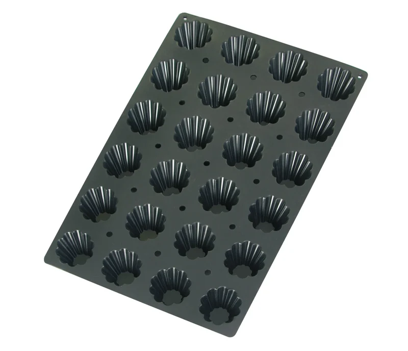 Stampo per briochette LACOR con 24 cavità nero 66760