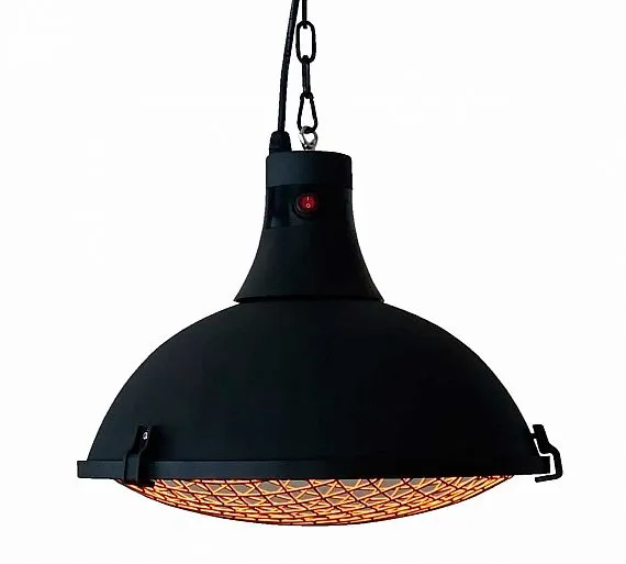 LACOR lampada riscaldante a infrarossi nera 2100W - con telecomando IP44
