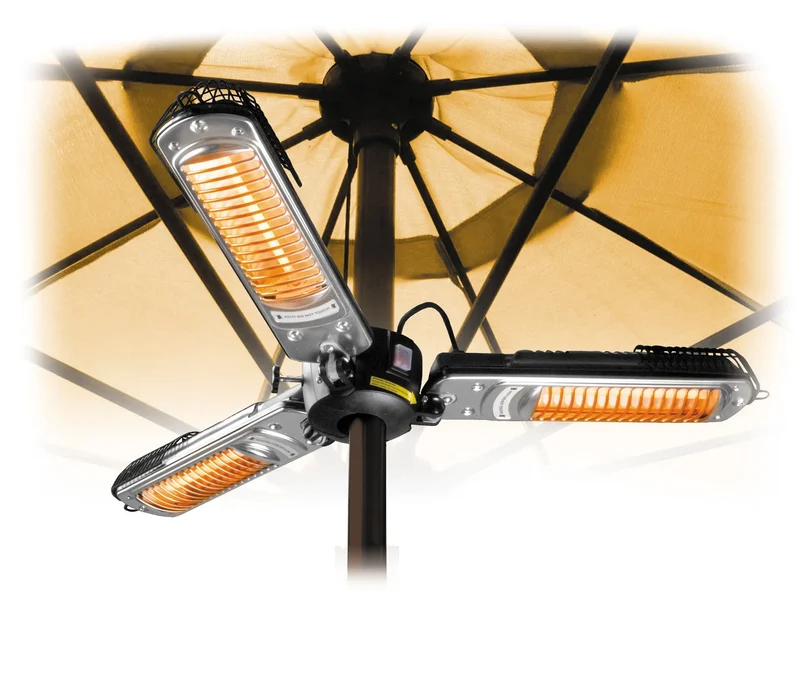 LACOR riscaldatore a infrarossi bracci ribaltabili 2000W - Per terrazze e esterni IP24