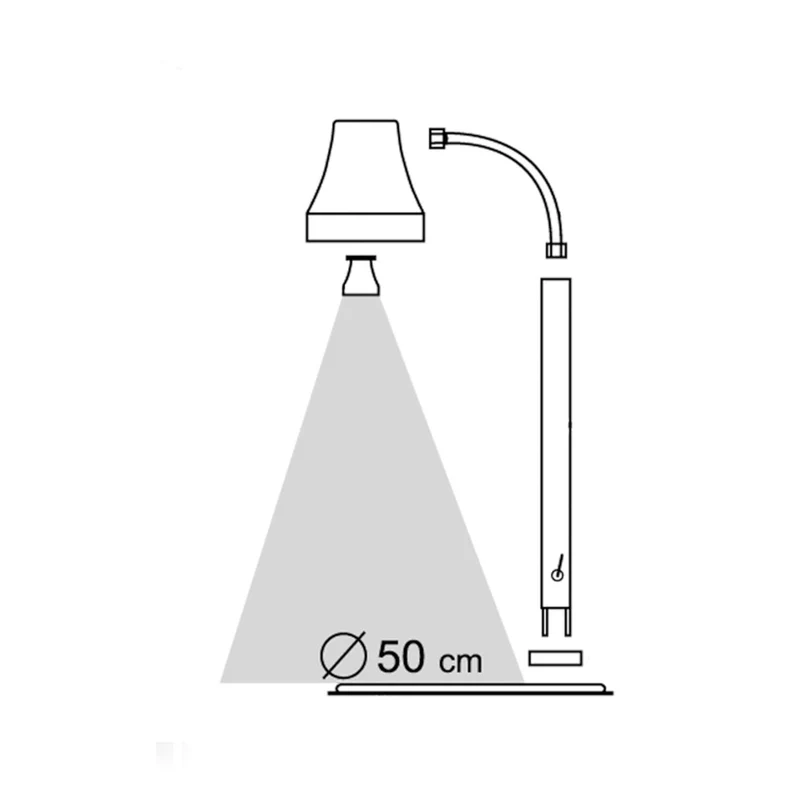 Lampada a raggi infrarossi riscaldante LACOR Inox 69263