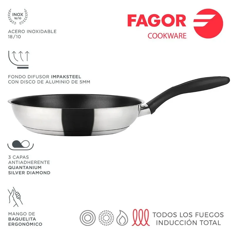 Padella FAGOR INOXTHERM Ø24