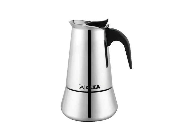 ALZA JAVA Caffettiera italiana in acciaio inox 9 tazze