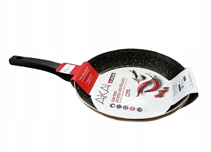 ALZA AKAI padella in acciaio smaltato da 28 cm.