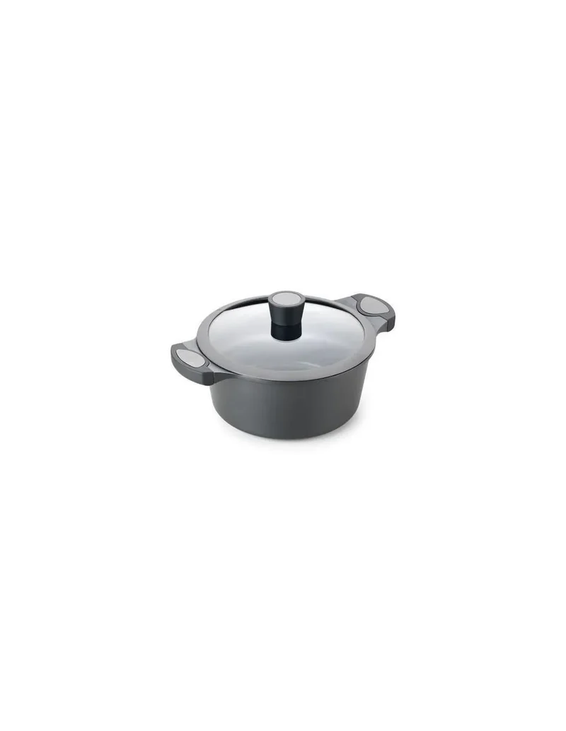ALZA MATRIX pentola con coperchio in alluminio pressofuso da 20 cm.