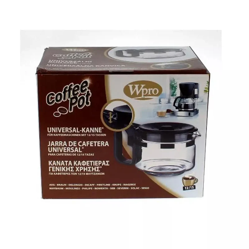 Wpro jarra caffettiera universale 12/15 tazze