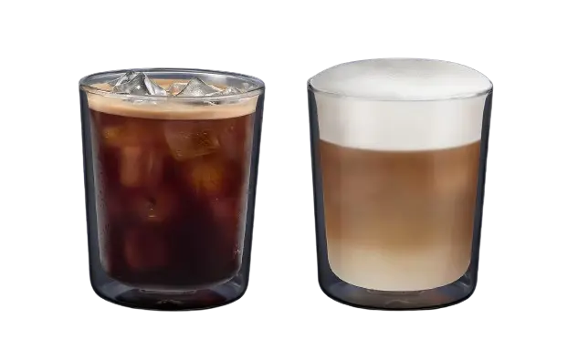 Delonghi Bicchieri termici a doppia parete, 400 ml, confezione da 2 DLSC318