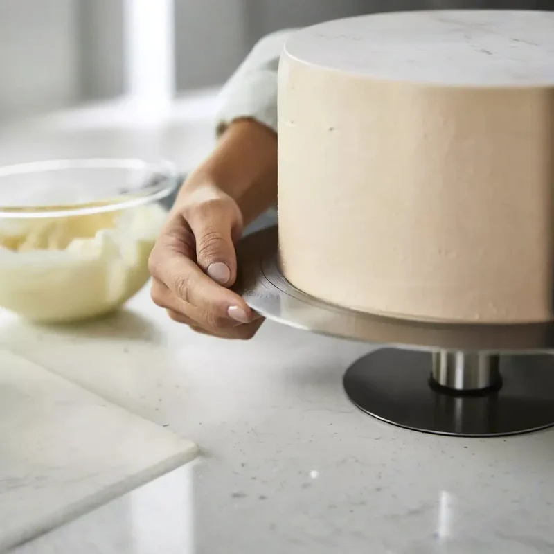 Kenwood Supporto girevole per torte in acciaio inox rotazione di 360° AS00002754