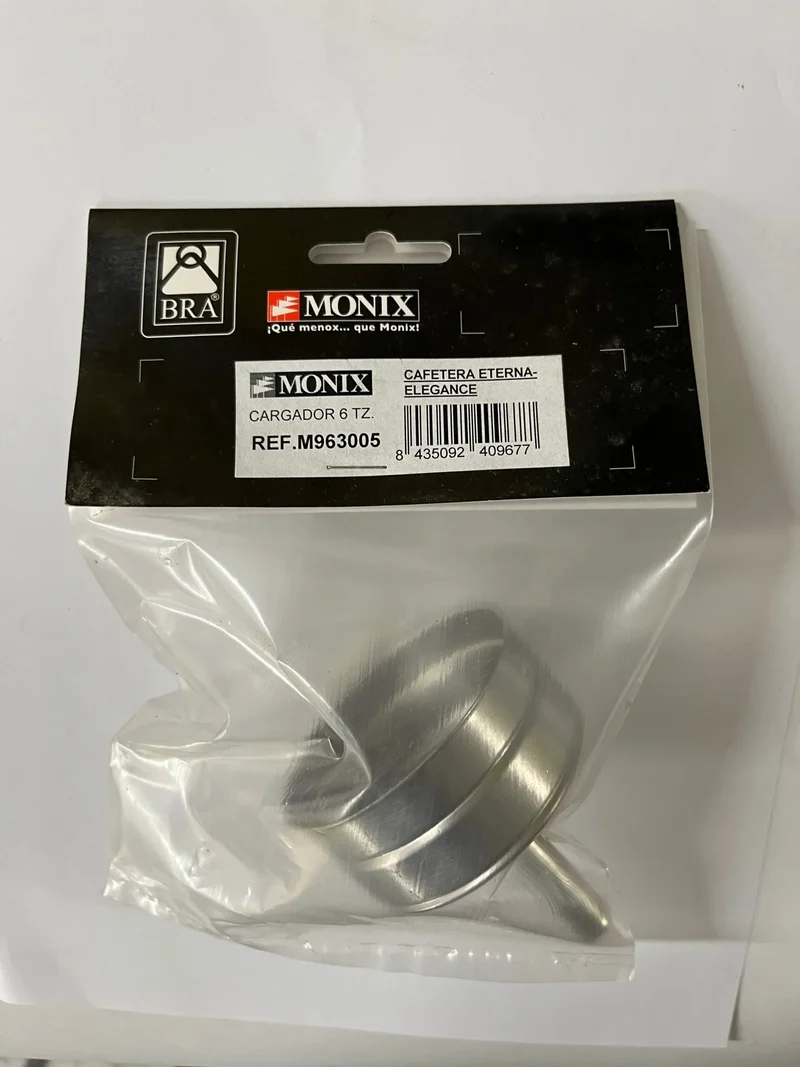 Caricatore 6 Tz Inox. Caffettiera Monix Eterna-Aroma Bra Elegance M963005